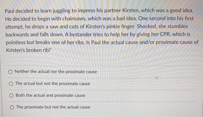 Paul decided to learn juggling to impress his