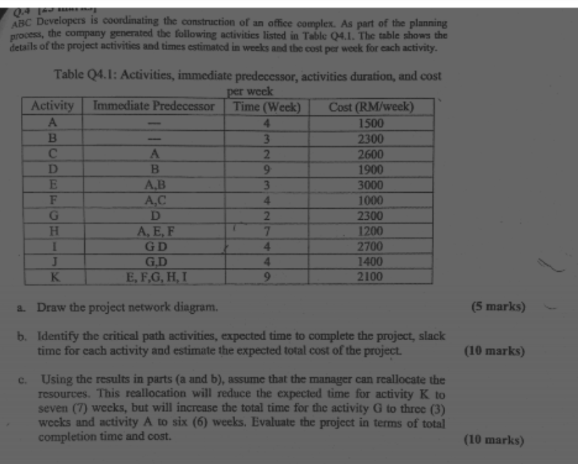please answer C only please need only question C
