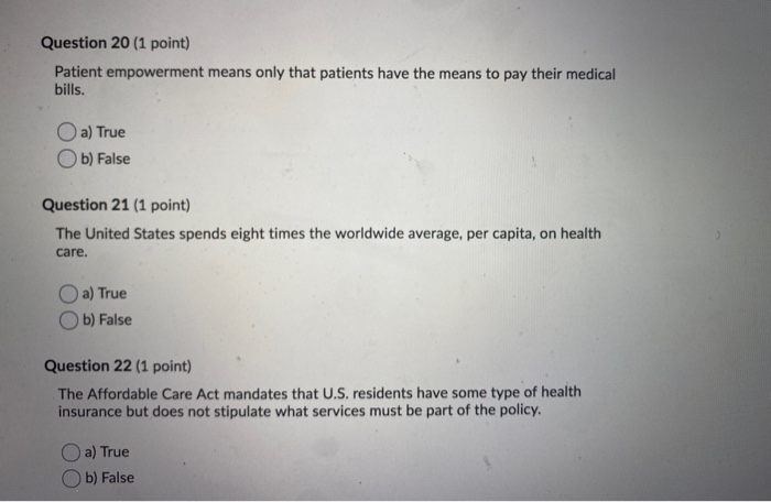Question 23 (1 point) According to the model for
