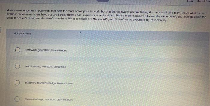 Help Save & ET Marie's team engages in behaviors