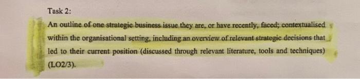 Assessment guidelines Produce a 4500-word report