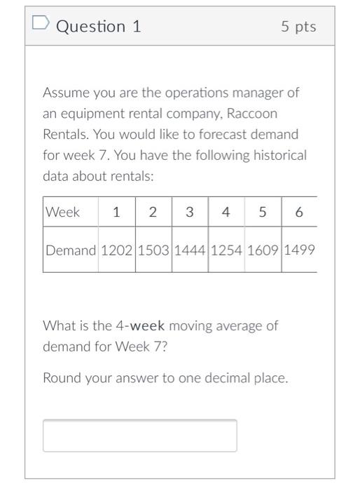 Question 4: Continuing with the data from Raccoon