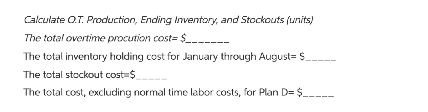 The Plan D, refers to Plan A. Sorry for the