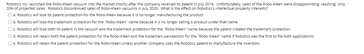 Robotics Inc. launched the Robo-Kleen vacuum into