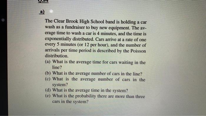 The Clear Brook High School band is holding a car