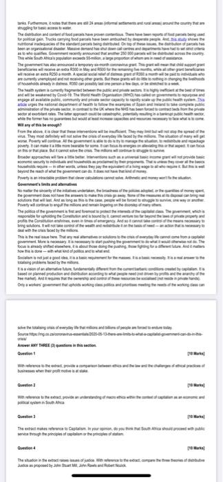 CASE STUDY [30 Marks) There are limits to what a