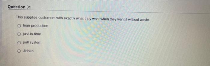 This supplies customers with exactly what they