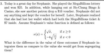 3. Today is a great day for Stephanie. She played