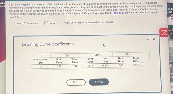 yles ic... Beth Zion Hospital has received