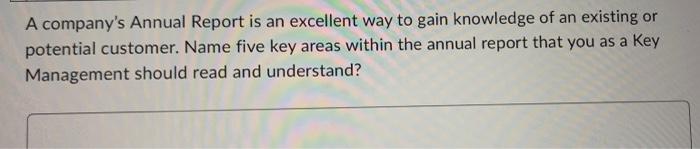 Name five major areas of knowledge that a key