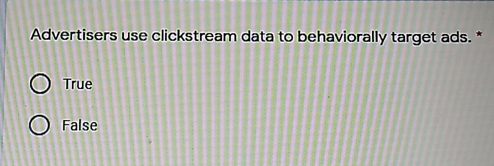Advertisers use clickstream data to behaviorally