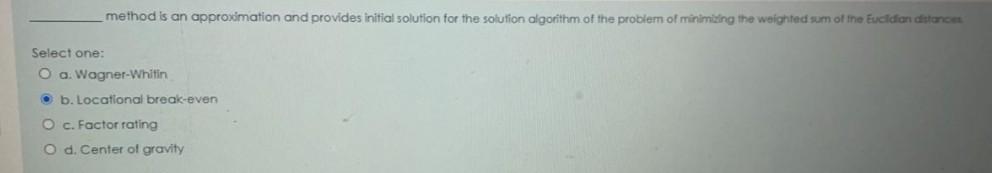 s it correct? method is an approximation and