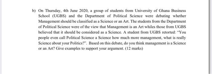 b) On Thursday, 4th June 2020, a group of