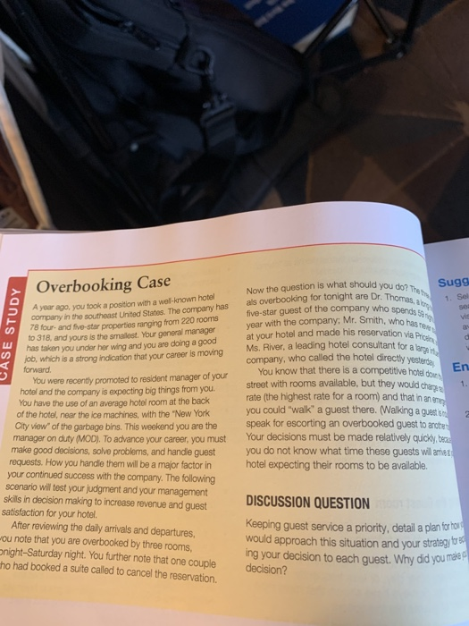 Now the question is what should you do that als