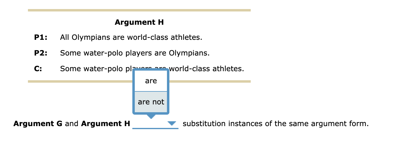 3. Recognizing Argument Forms and Substitution