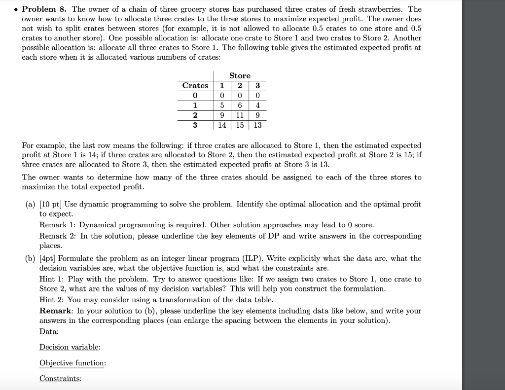 that is all information i got . Problem 8. The