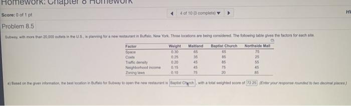 Homework: Chapter Score: 0 of 1 pt 4 of 108