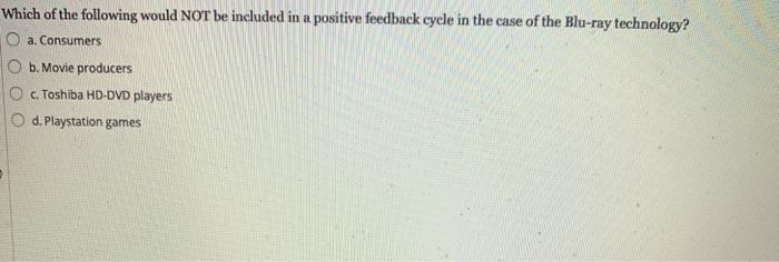 Which of the following would NOT be included in a