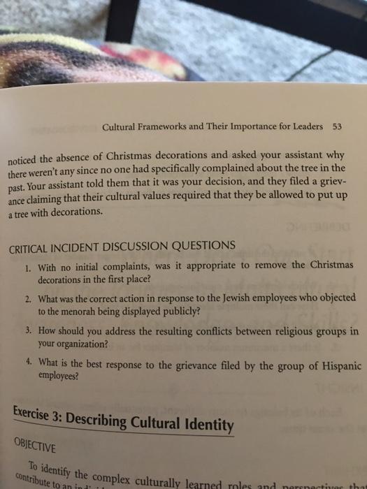 1. With no initial complaints, was it appropriate