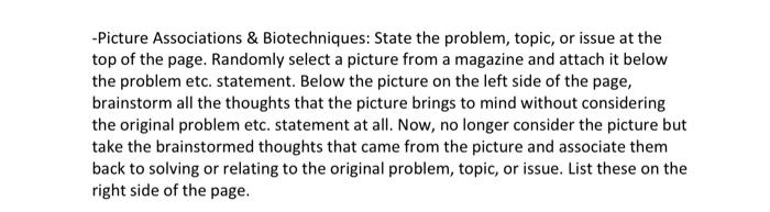 Read the example and instructions provided in the