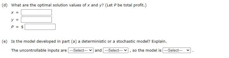 Recall the production model: 10x Max s.t. 5x < 40