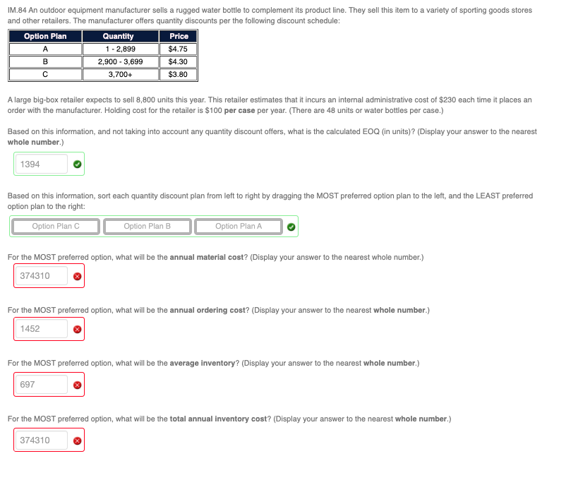 Please show formulas so I can learn, thank you :)