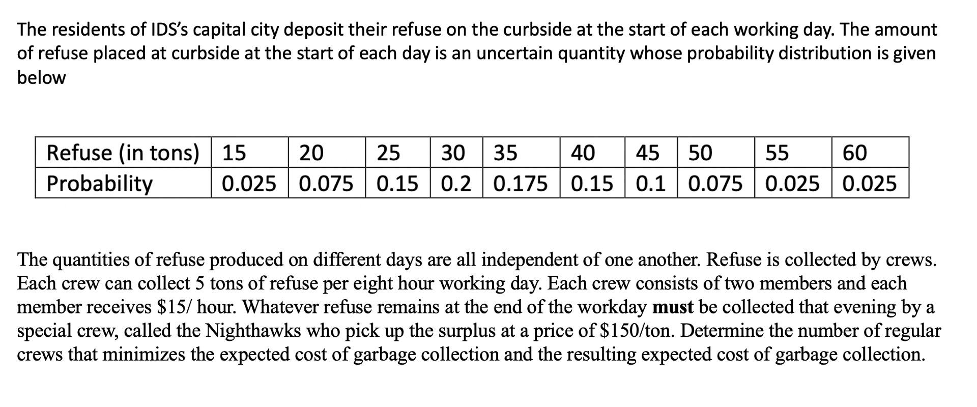The residents of IDS's capital city deposit their