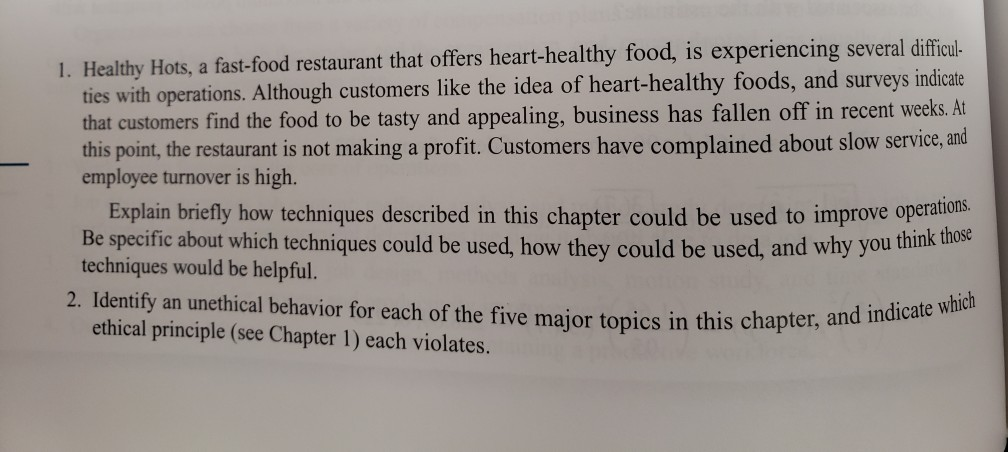 critical thinking question from the book