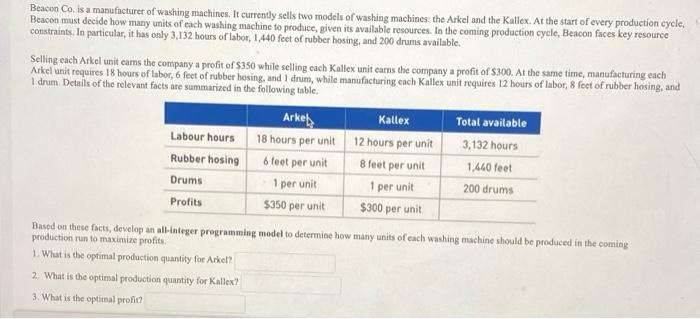 need help with this questions thank you Beacon