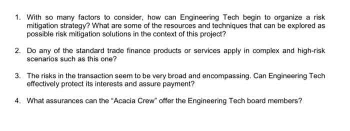 1. With so many factors to consider, how can