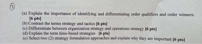 Number 3 question: please just answer question