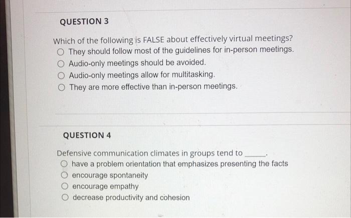 Which of the following is FALSE about effectively