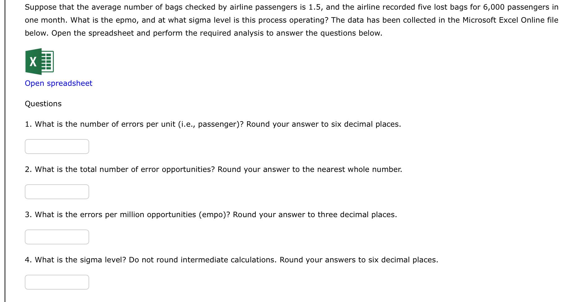 Suppose that the average number of bags checked