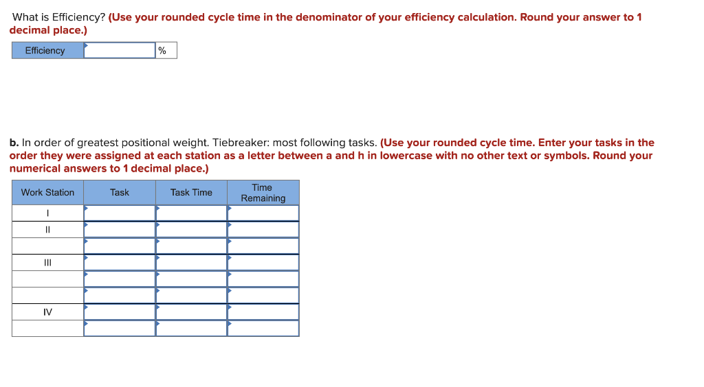 A manager wants to assign tasks to workstations