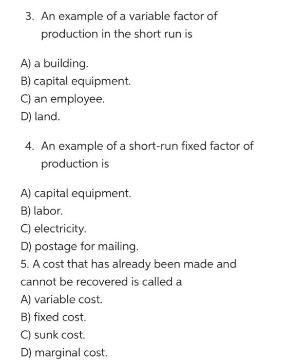 Question: A Period Of Time In Which The Quantity