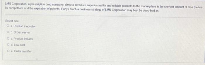 POR Corporation, a prescription drug company,