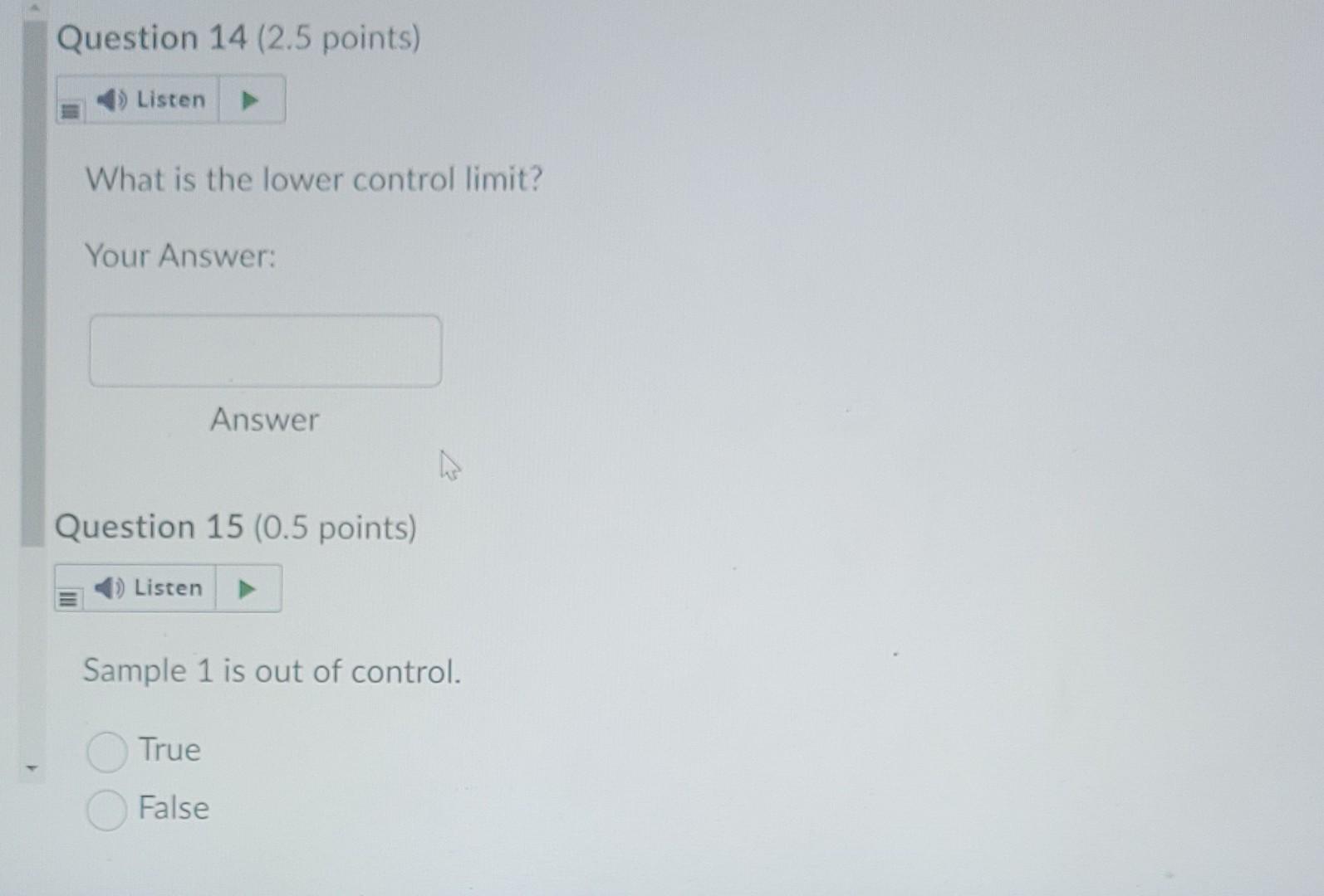 Need help understanding please A quality