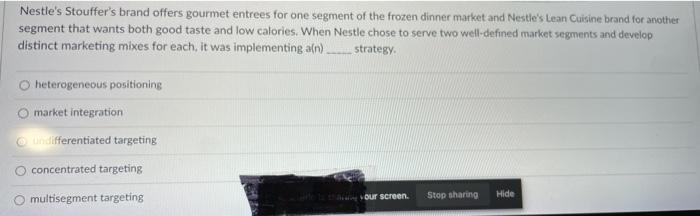 As discussed in our lectures, a customer with a