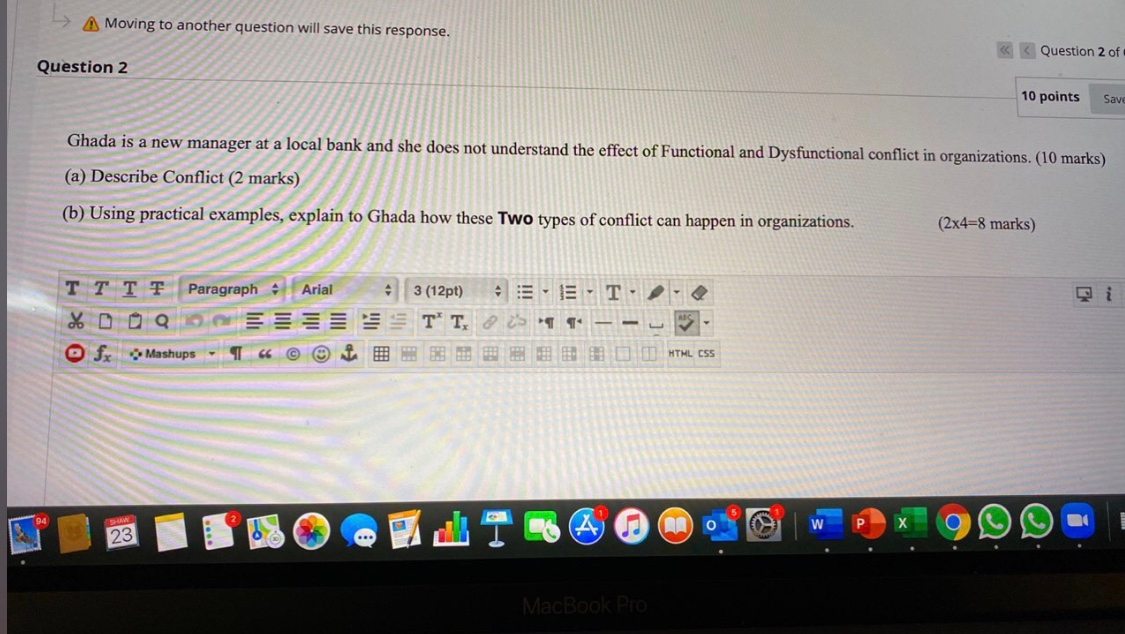 A Moving to another question will save this