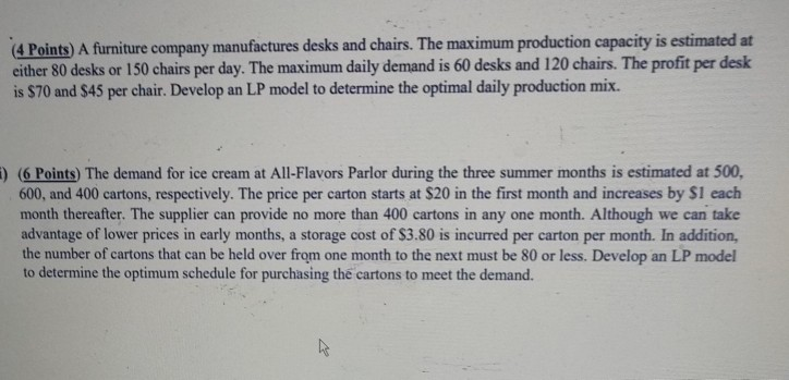 This linear programming questions that found i