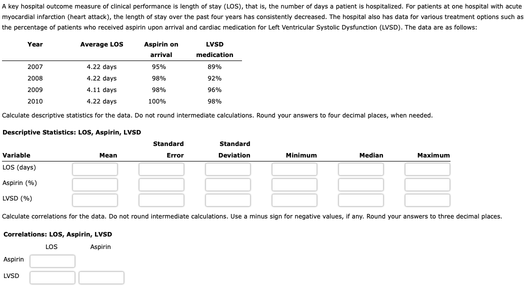 A key hospital outcome measure of clinical