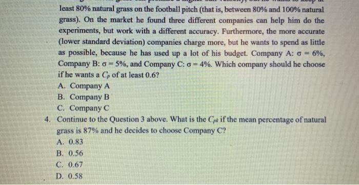 just answer q4 use part 3 to help least 80%