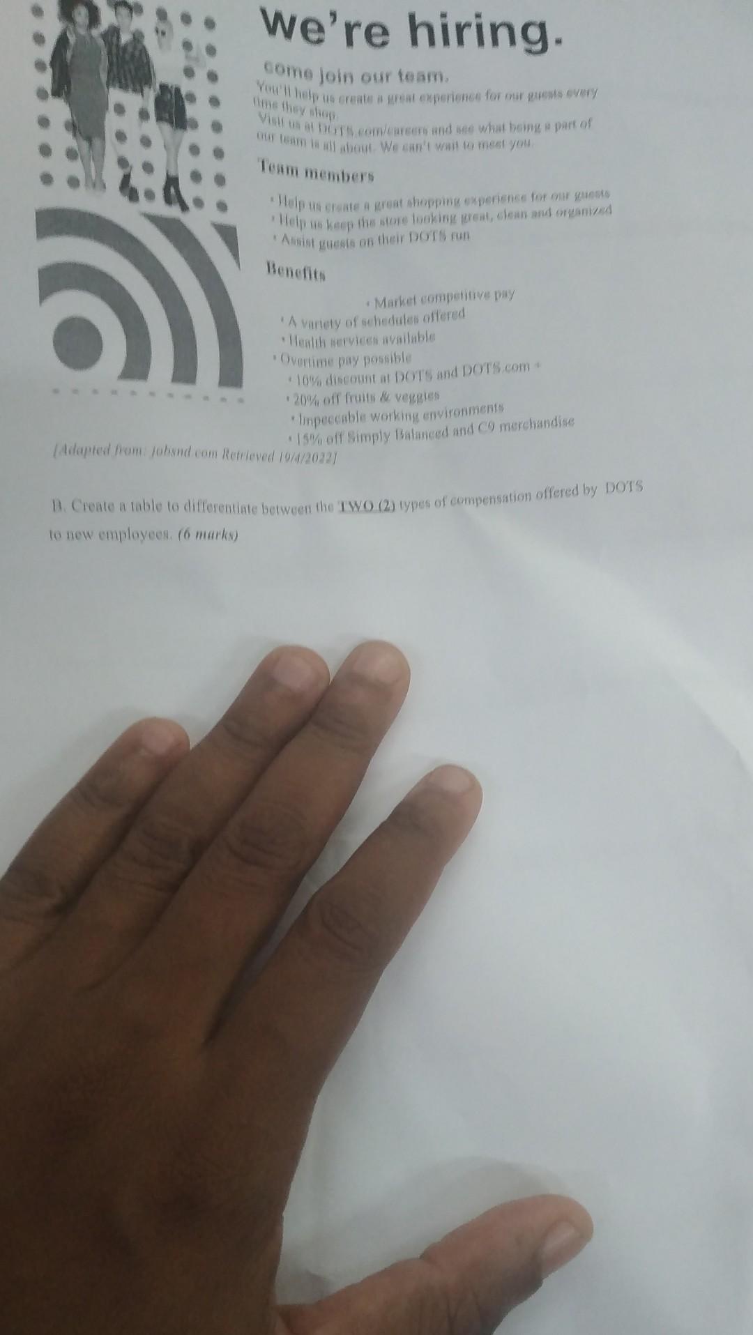 we"re hiring. coine join our team. Terim members