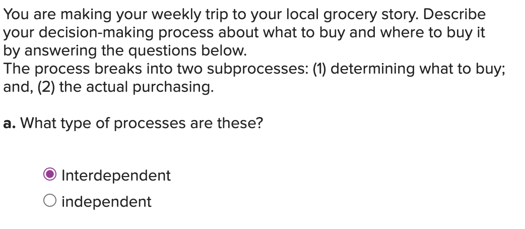 You are making your weekly trip to your local