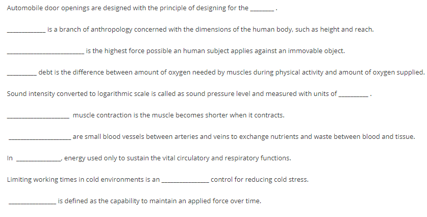 Automobile door openings are designed with the