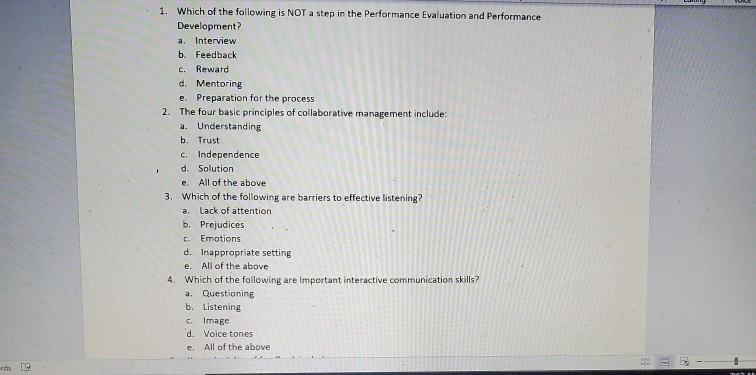 answer all plz 1. Which of the following is NOT a