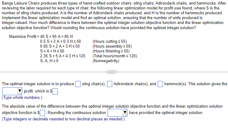 Bangs Leisure Chairs produces three types of