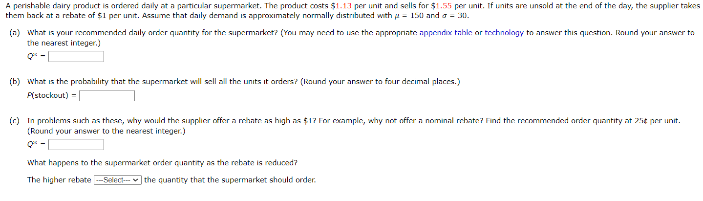 The higher rebate (increases or decreases) the