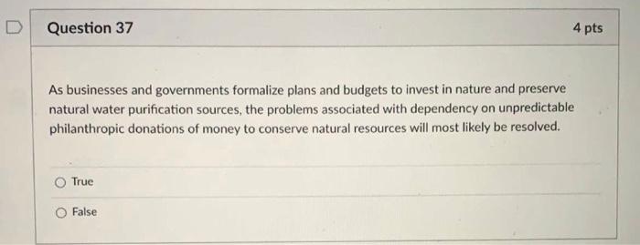 D Question 35 The main ethical tenet at the core
