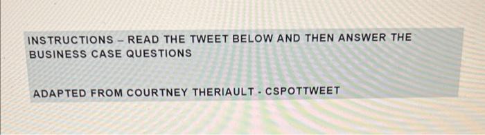 INSTRUCTIONS - READ THE TWEET BELOW AND THEN